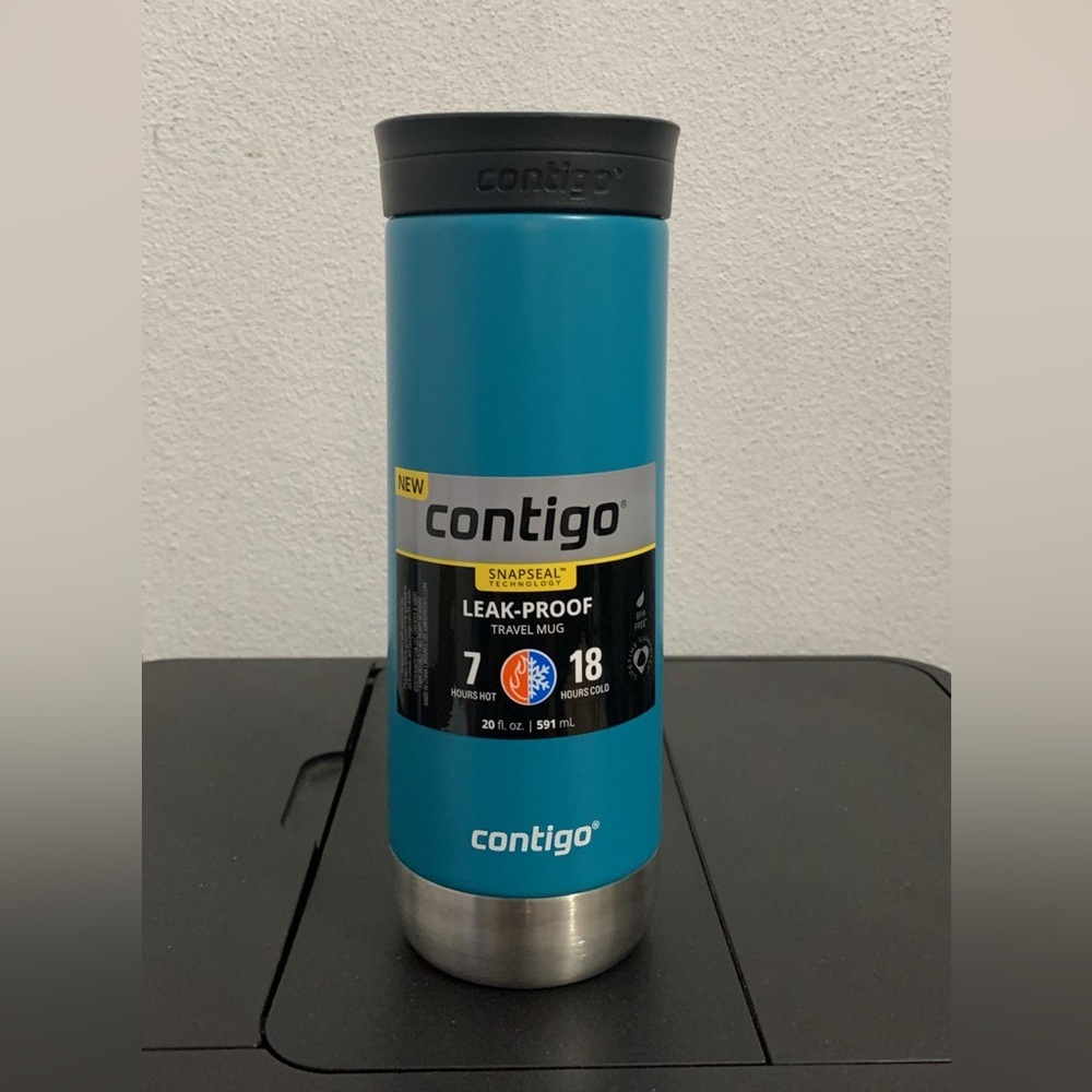 Contigo Huron Vacuum-Insulated Stainless Steel Travel Mug (20oz).